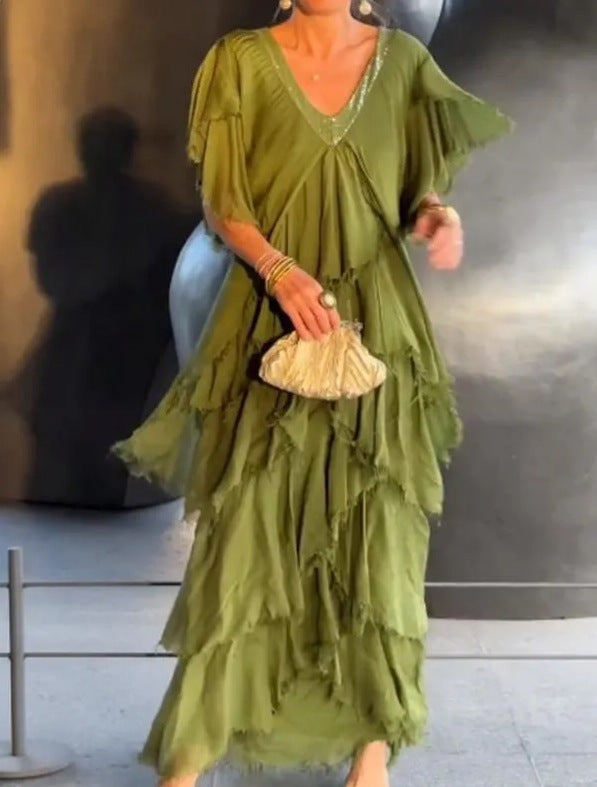 W&W Mode | Elegantes Langes Kleid für Festliche Anlässe