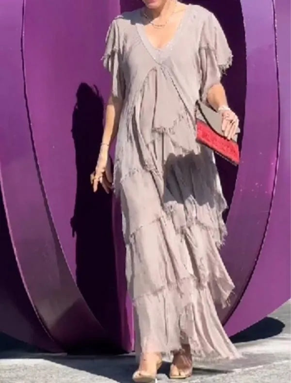 W&W Mode | Elegantes Langes Kleid für Festliche Anlässe