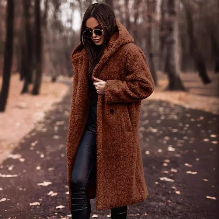 W&W Mode | Plüsch Herbstmantel für Damen