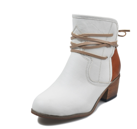 W&W Mode - Neu Stiefel Damen Lederschuhe