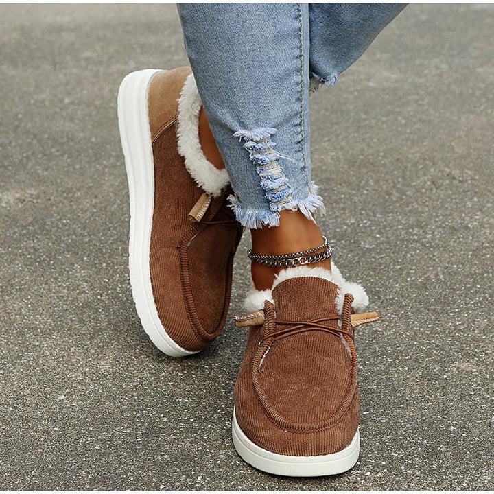 W&W Mode - Elegante Winter-Sneakers mit Fellfutter