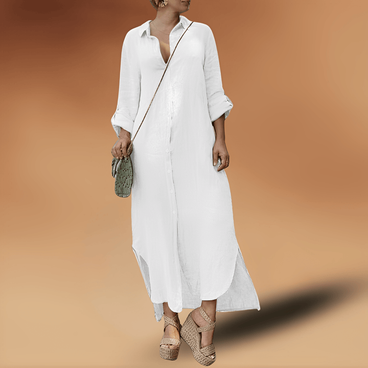 W&W Mode | Elegante Leinenkleid