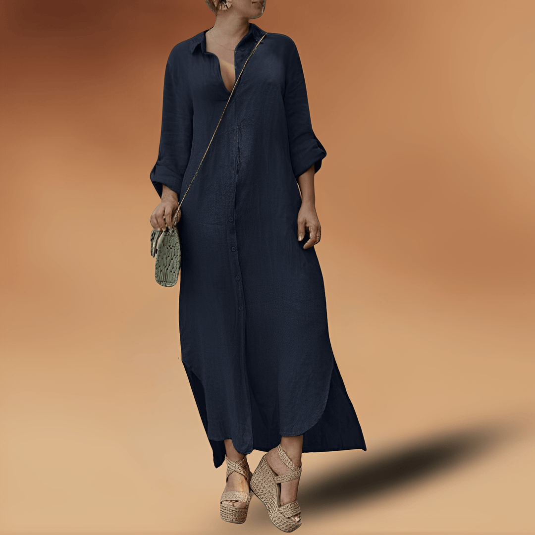 W&W Mode | Elegante Leinenkleid