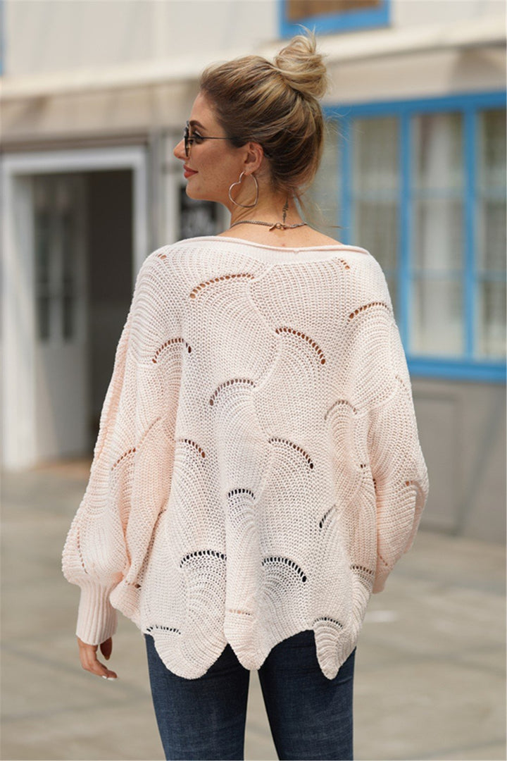 W&W Mode Es wird alles gut Strickpullover - Grün