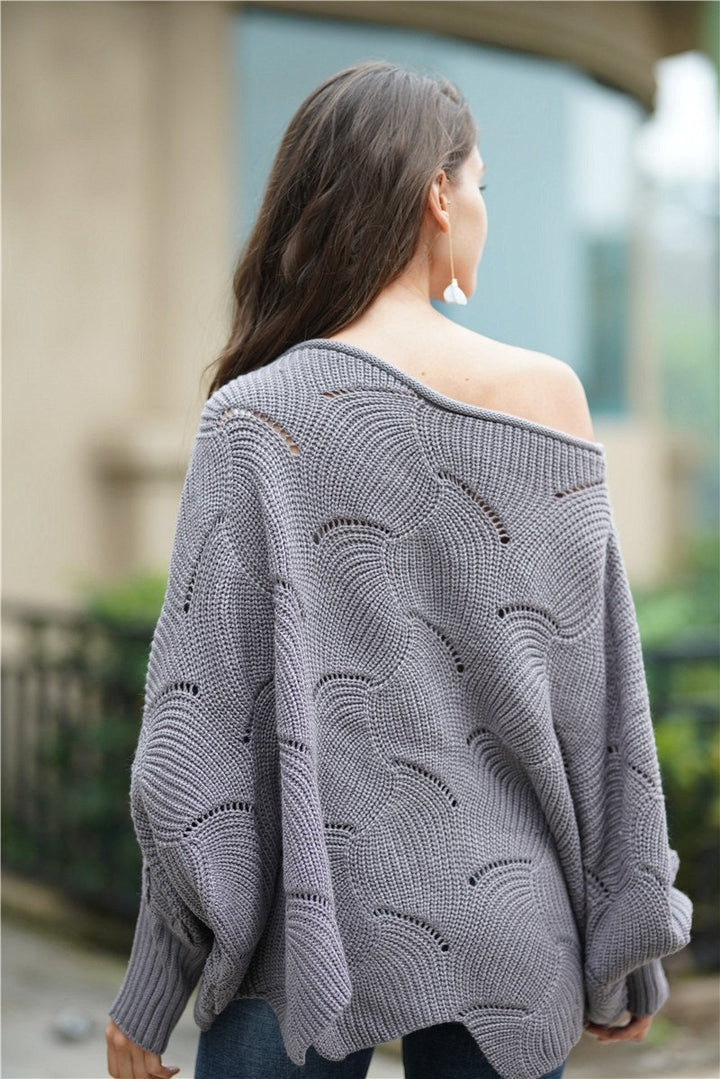 W&W Mode Es wird alles gut Strickpullover - Grün