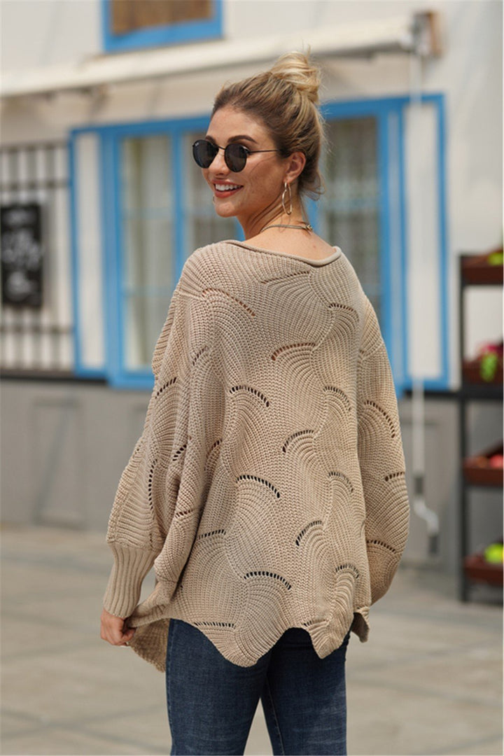 W&W Mode Es wird alles gut Strickpullover - Grün