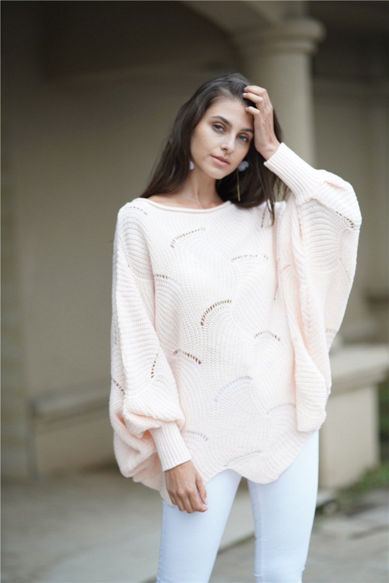 W&W Mode Es wird alles gut Strickpullover - Grün