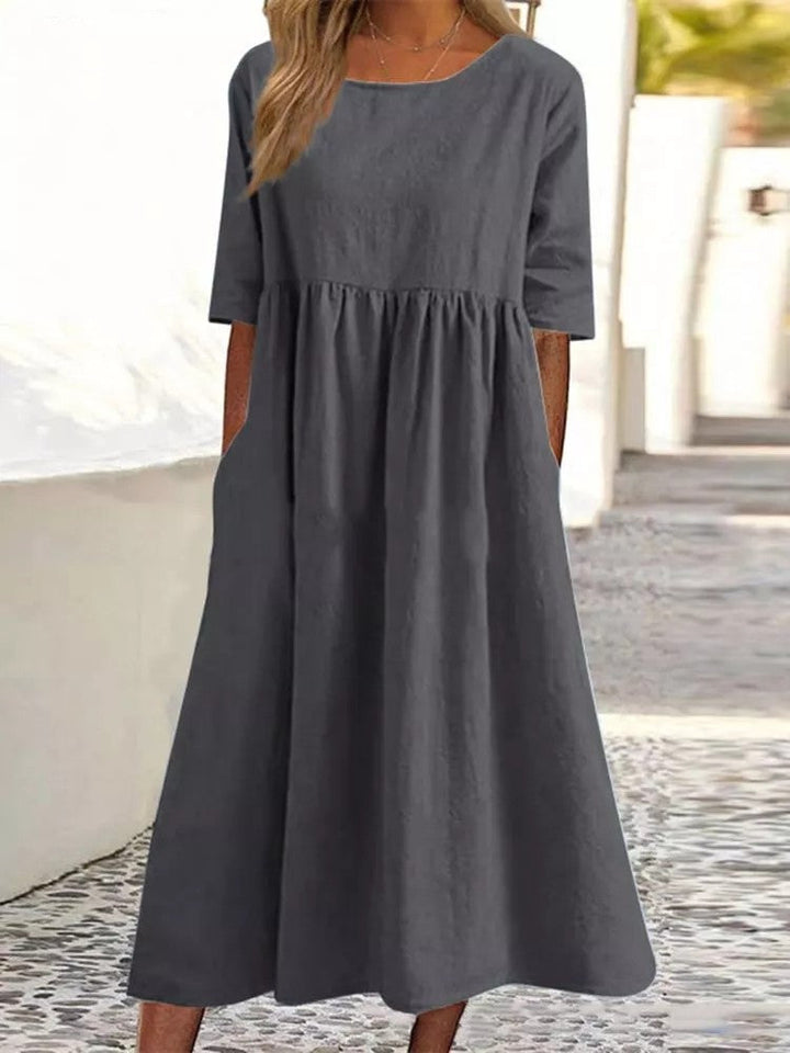 W&W Mode | HALBSCHLÜPFEN MIDI-KLEID