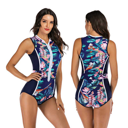 W&W Mode | Einteiliger Sport-Badeanzug Mit Interessantem Design