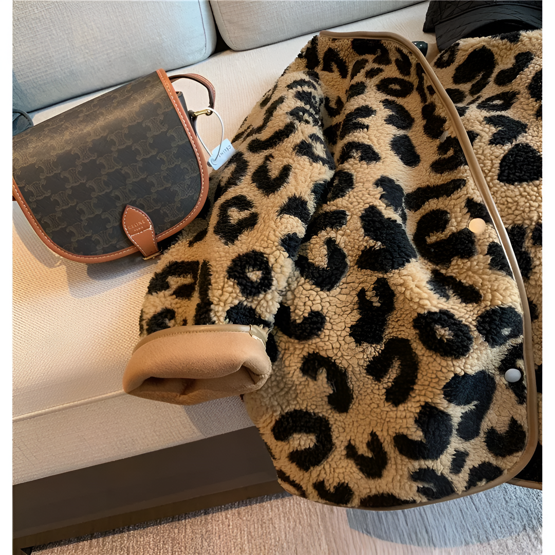 W&W Mode | Gemütlicher & Schicker Leopardenmuster Mantel