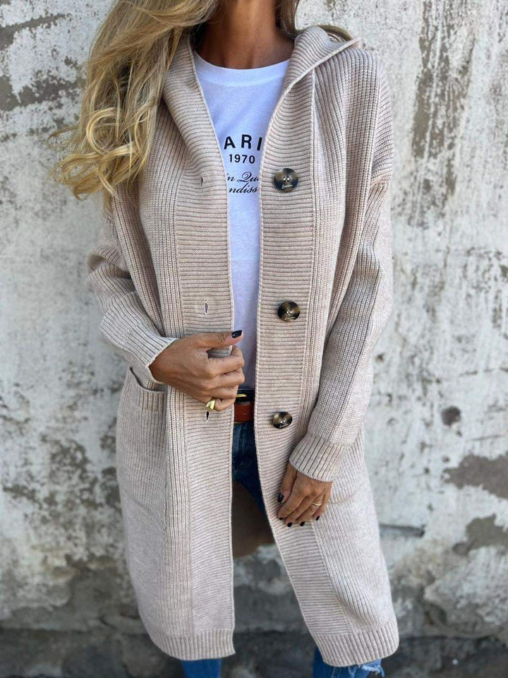 W&W Mode | Lange Und Bequeme Strickjacke