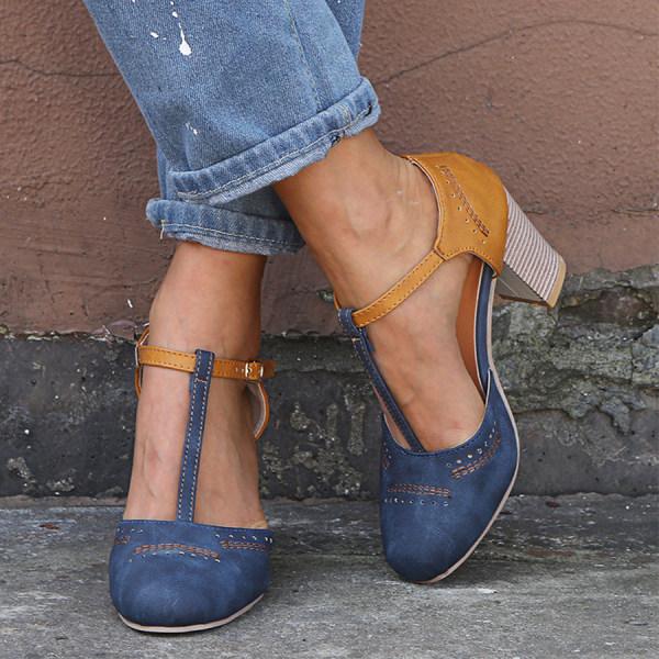 W&W Mode - Orthopädische Absatzschuhe mit Komfortpolsterung Entlastende Passform