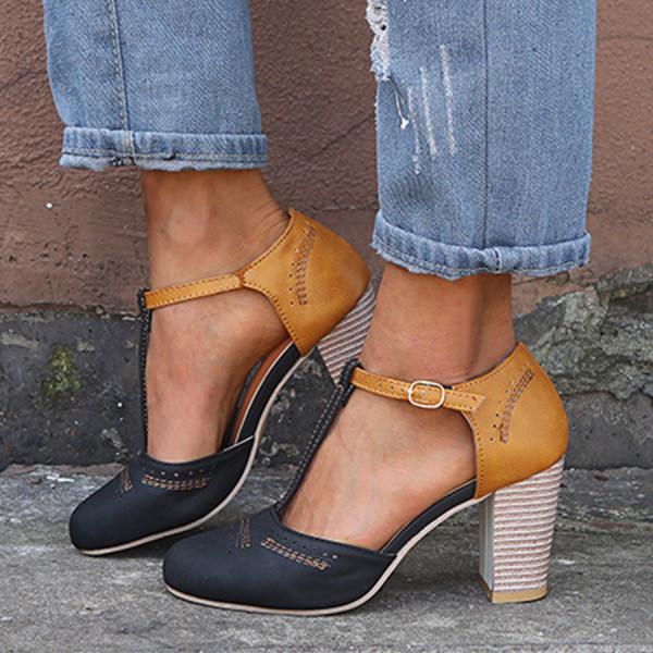 W&W Mode - Orthopädische Absatzschuhe mit Komfortpolsterung Entlastende Passform