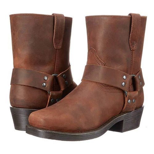 W&W Mode | Western Cowboy Stiefel Mit Seitlichem Reißverschluss Für Männer
