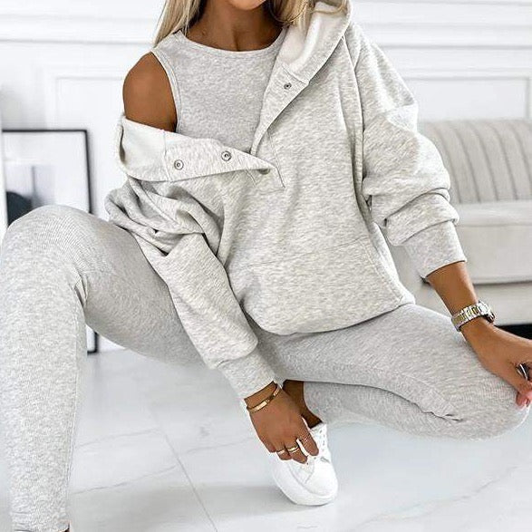 W&W Mode | Bequemes 3-Teiliges Set für Damen