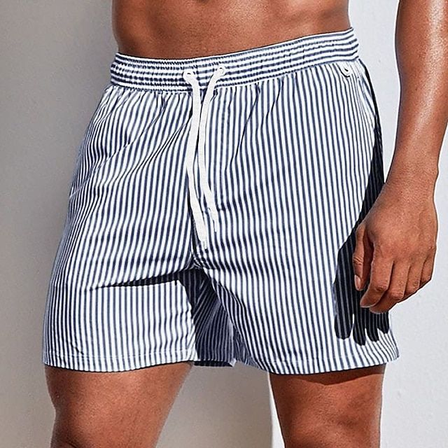 W&W Mode | Klassische Gestreifte Boardshorts