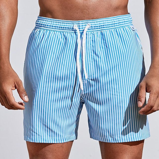 W&W Mode | Klassische Gestreifte Boardshorts