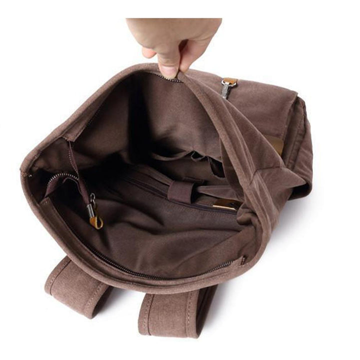 W&W Mode | Canvas Rucksack - NordicaStyle - Zeitlos und Nachhaltig für Abenteurer