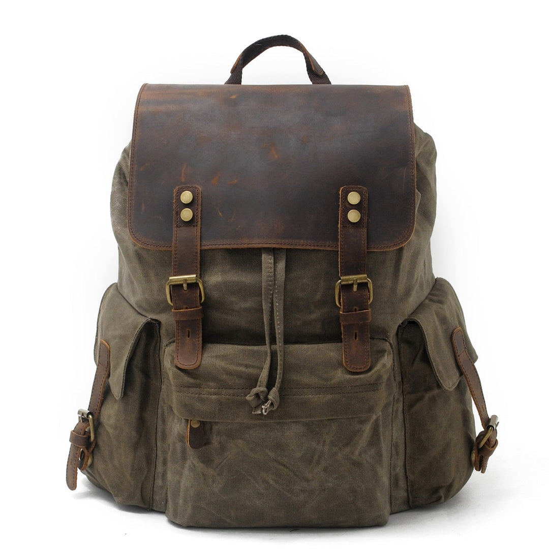 W&W Mode | Canvas Rucksack - BalticTrail - Nachhaltig und stilvoll für abenteuerliche Reisende