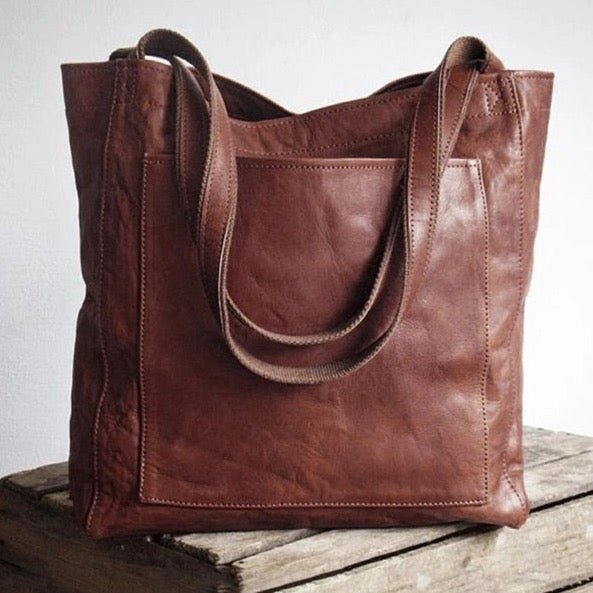 W&W Mode | Damenmode Weiche PU-Ledertasche mit großer Kapazität