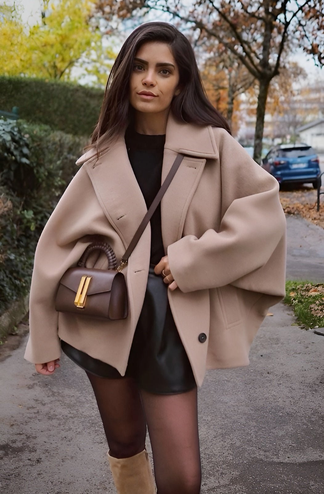 W&W Mode | Trendy Übergröße Wollmantel