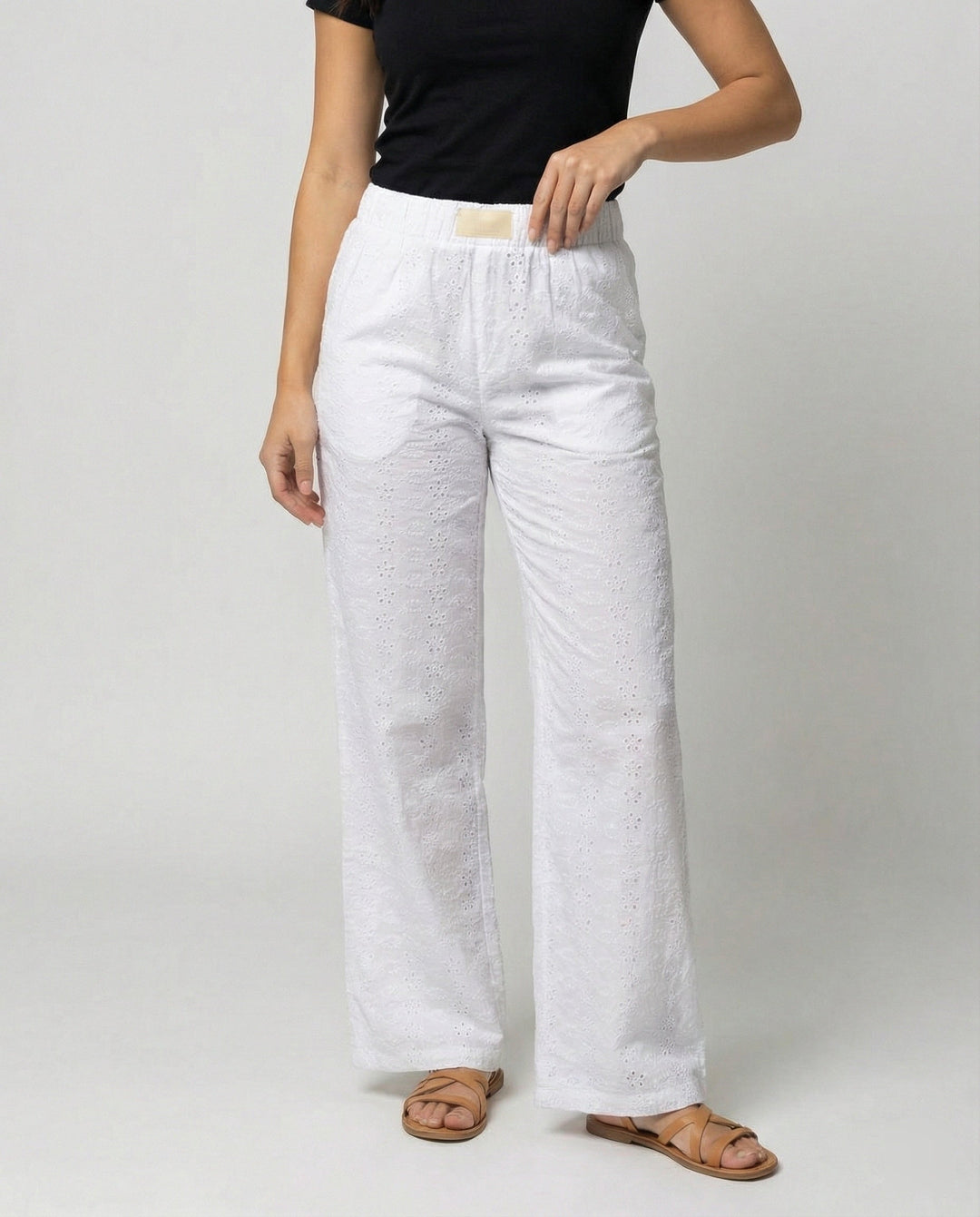 W&W Mode - Bequeme Loungehose für Damen Lockerer Schnitt