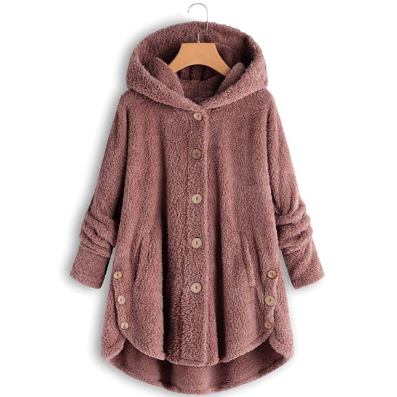 W&W Mode Teddybär Mantel Wolljacke