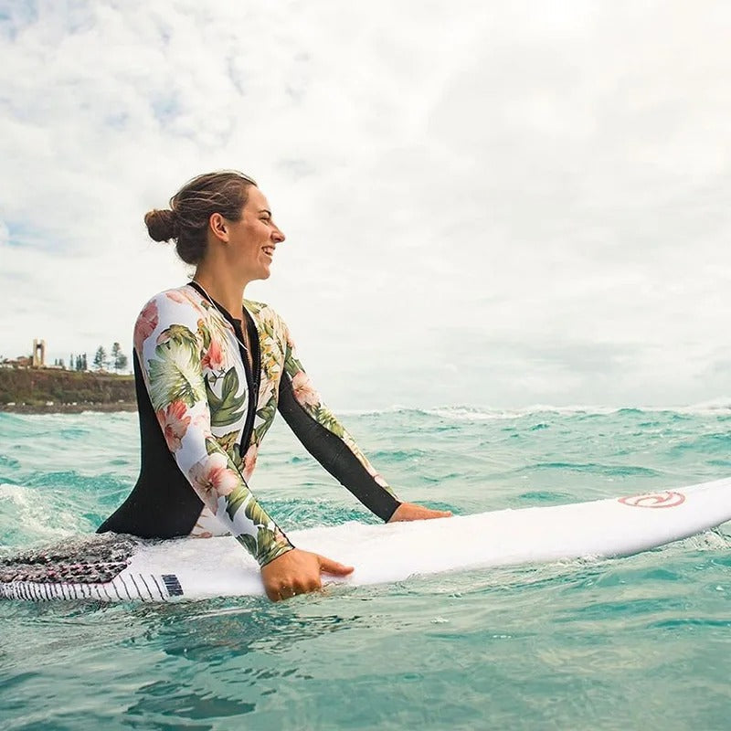 W&W Mode | Sportlicher Surf Badeanzug Mit Langen Ärmeln