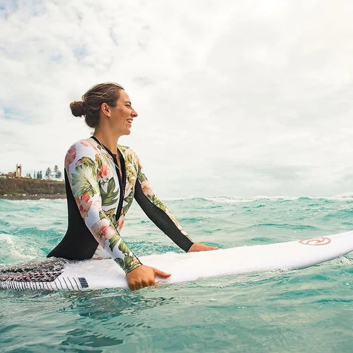 W&W Mode | Sportlicher Surf Badeanzug Mit Langen Ärmeln