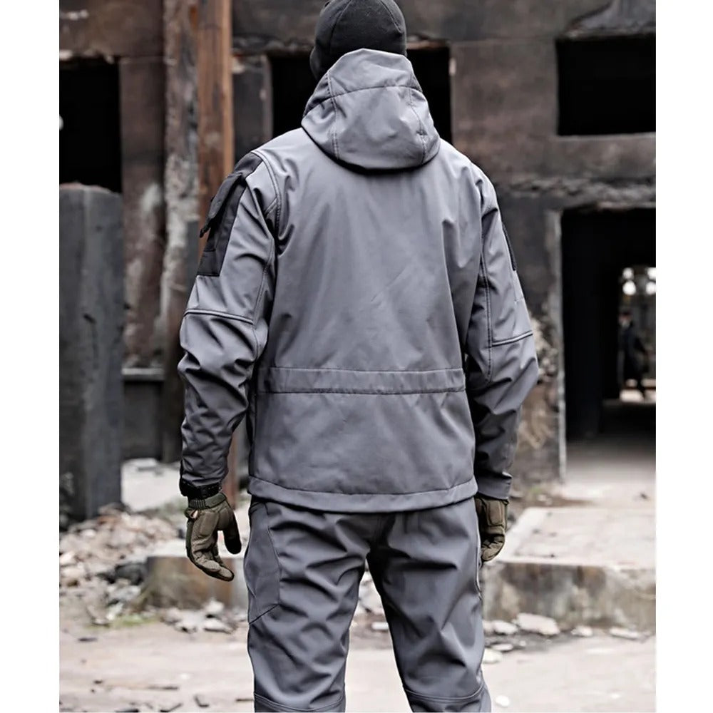 W&W Mode | Herren Outdoor Taktik Kapuzenjacke Und Cargo Hosen Satz