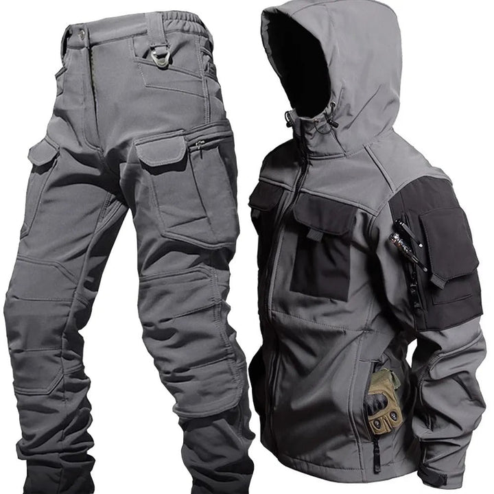 W&W Mode | Herren Outdoor Taktik Kapuzenjacke Und Cargo Hosen Satz