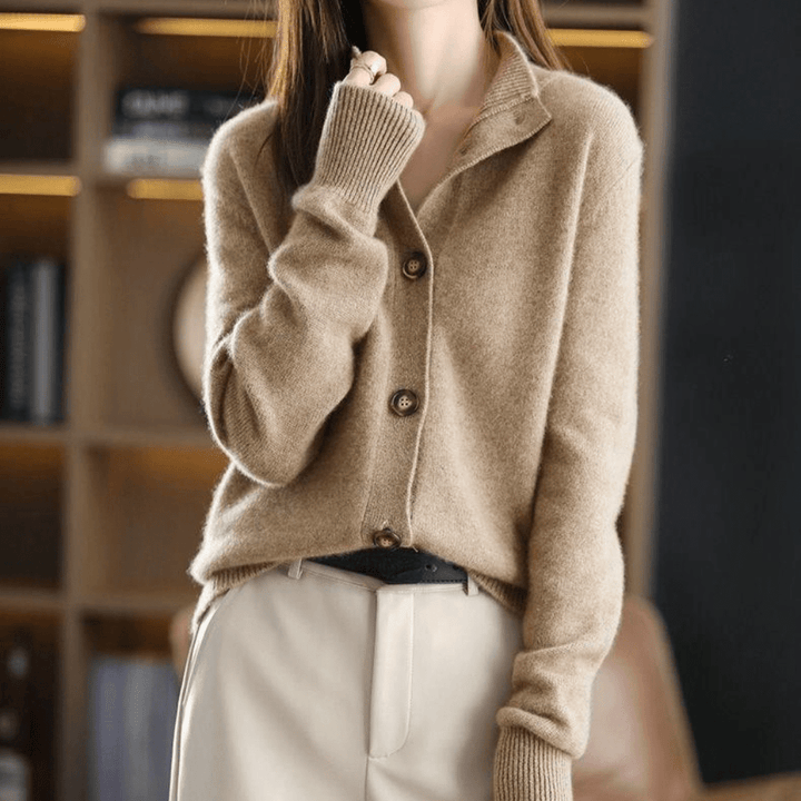 W&W Mode - Wohlfühlpullover - Damen Gemütlicher Strickpullover