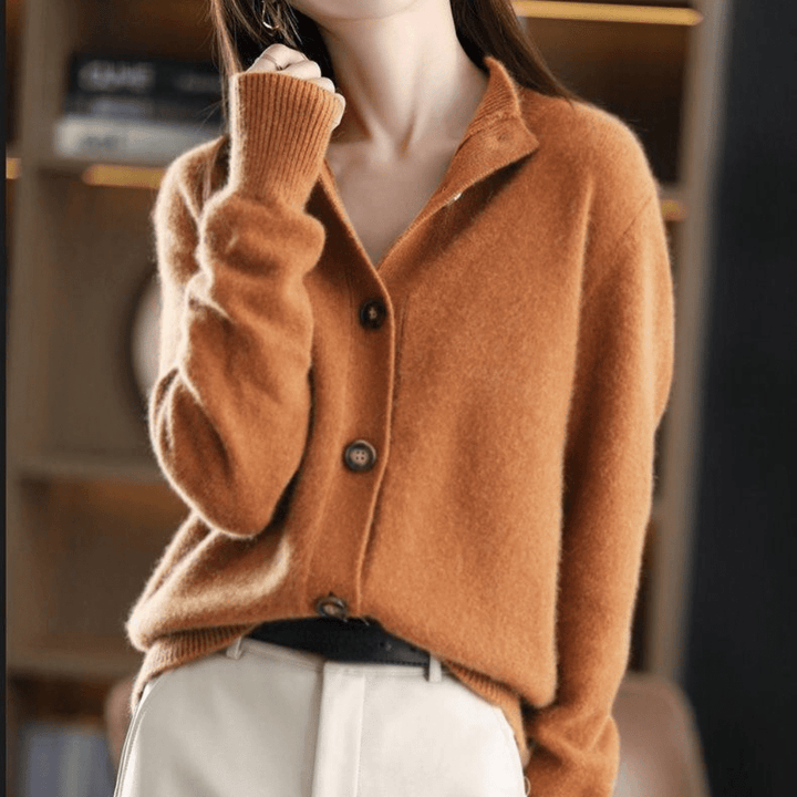 W&W Mode - Wohlfühlpullover - Damen Gemütlicher Strickpullover