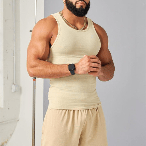 W&W Mode | Ärmelloses Fit T-Shirt Herren Bequem Und Schnelltrocknendes Material