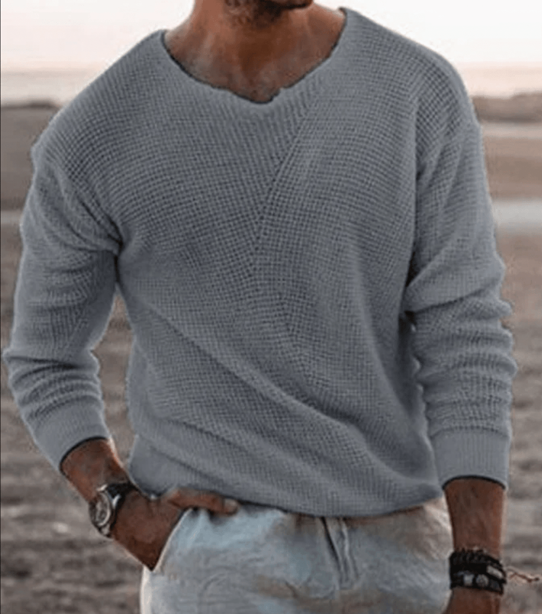 W&W Mode | Elegante Pullover Herren Sweatshirt