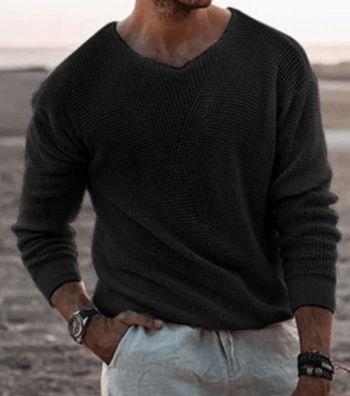 W&W Mode | Elegante Pullover Herren Sweatshirt