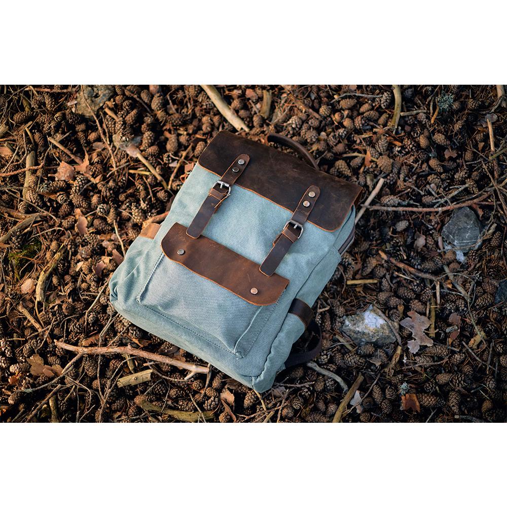 W&W Mode | Canvas Rucksack - Stockholm - Stilvoller und nachhaltiger Rucksack für den täglichen Gebrauch