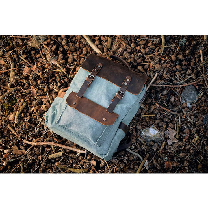 W&W Mode | Canvas Rucksack - Stockholm - Stilvoller und nachhaltiger Rucksack für den täglichen Gebrauch