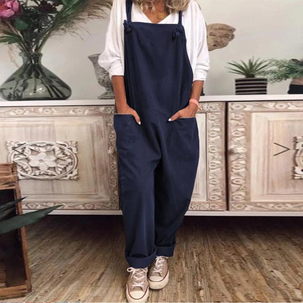 Overall aus locker gebundenem Polyester und Elasthan