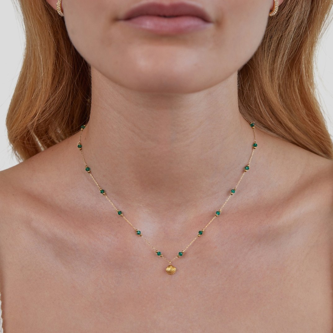 W&W Mode | Vergoldete Halskette mit Lagenlook Für Frauen