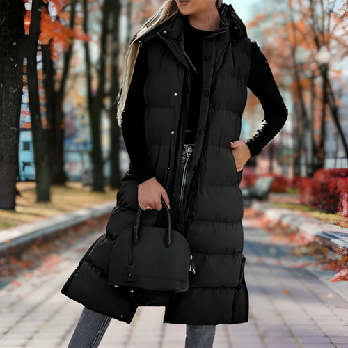 W&W Mode | Stylischer Ärmelloser Kapuzen Langer