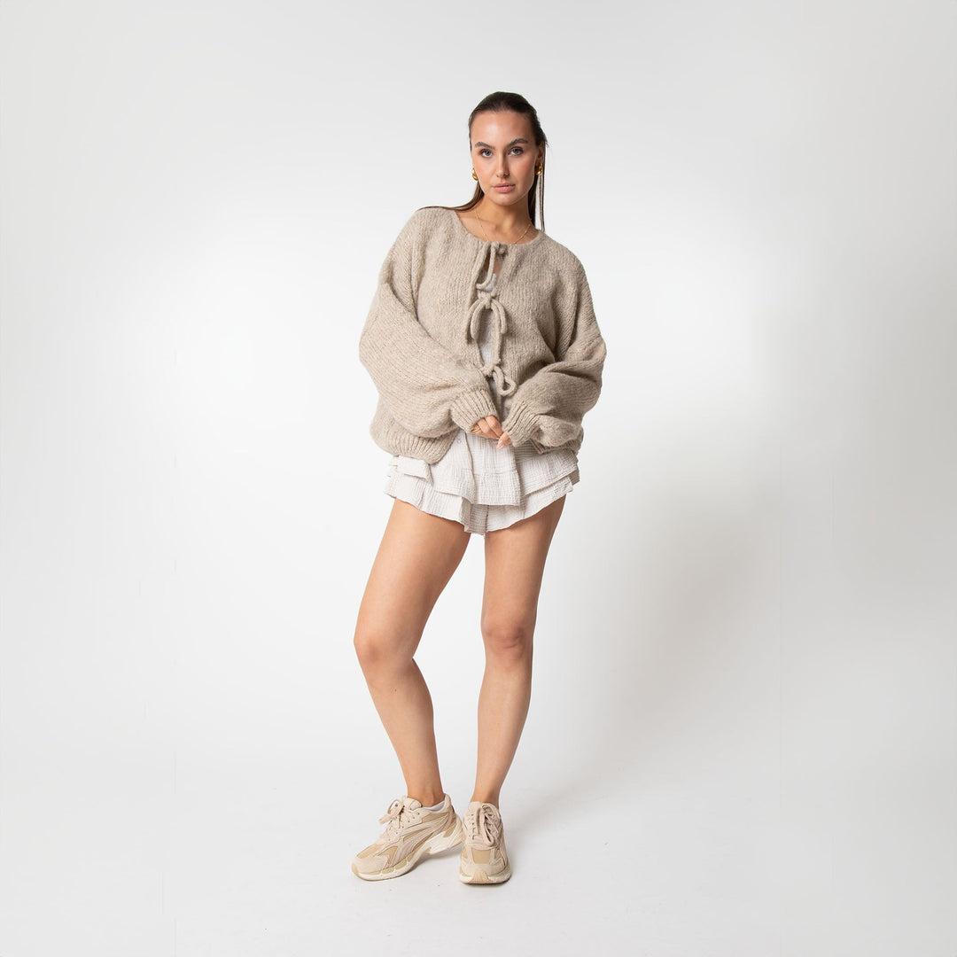 W&W Mode | Strickjacke Mit Schleifen