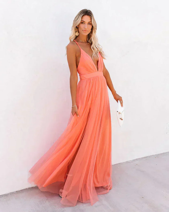 W&W Mode | Langes Kleid 'petaldust'
