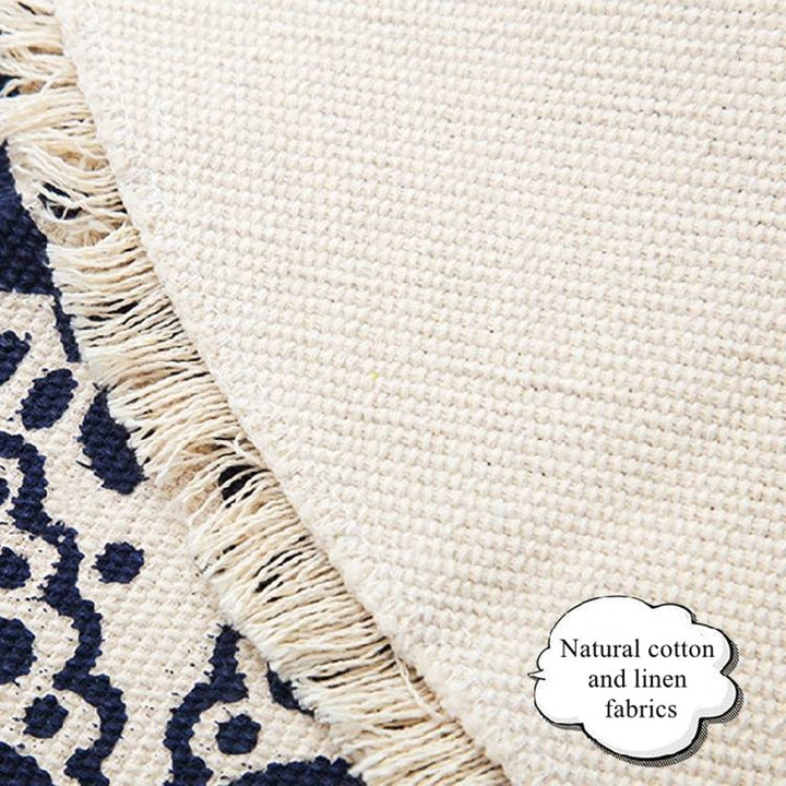 W&W Mode | Boho Stil Quasten Strandteppich