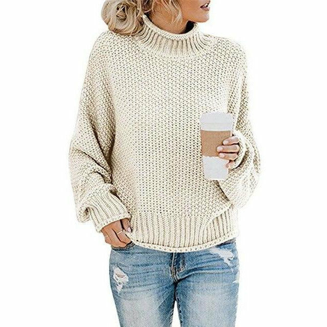 W&W Mode | Vintage Lässig Gestrickter Pullover