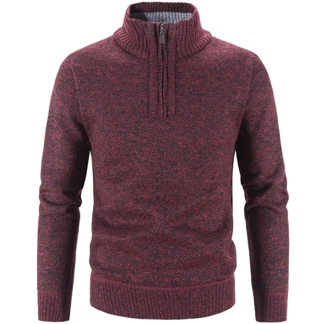 W&W Mode | Stilvoller, Lässiger Pullover Mit Halbem Reißverschluss