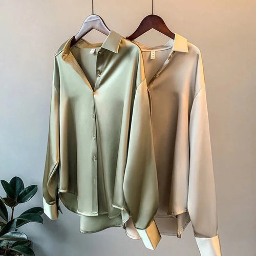W&W Mode | Stilvolles Satinhemd