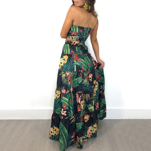 W&W Mode | Zwei Teile Bandeau Maxi