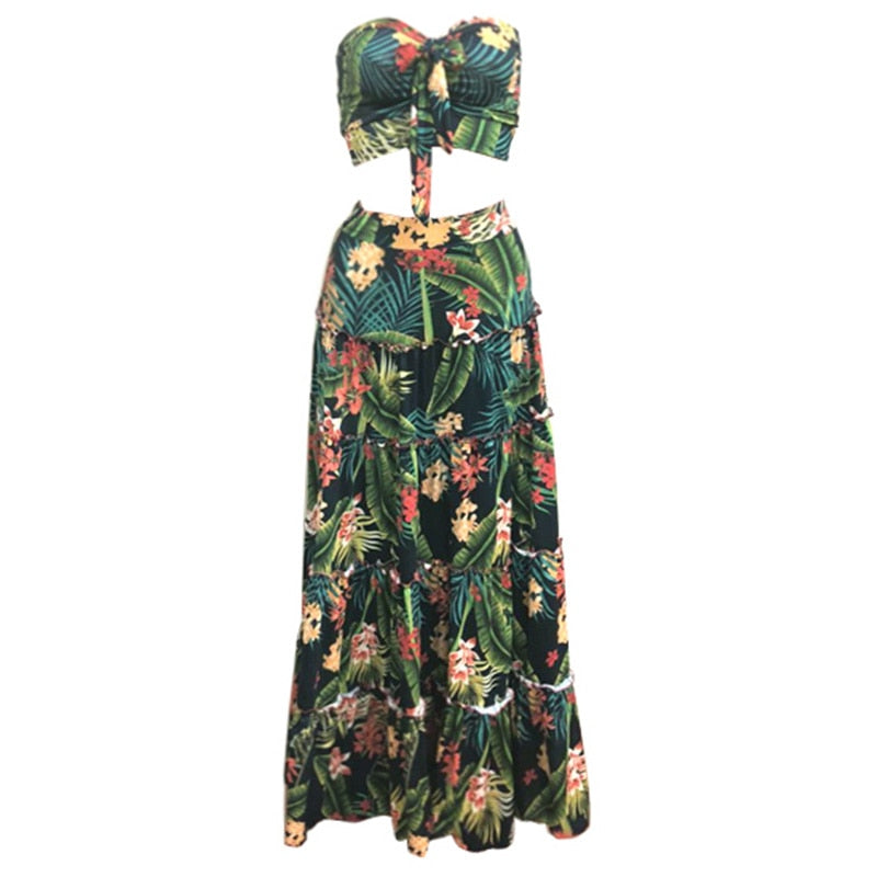 W&W Mode | Zwei Teile Bandeau Maxi