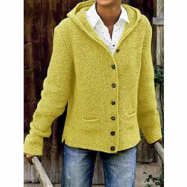 W&W Mode | Vintage Kapuzenstrickmantel